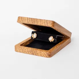 Oak Stud Earring Box - Woodsbury