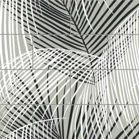 Palm Tile Peel-and-Stick Luxe Haven Wallpaper