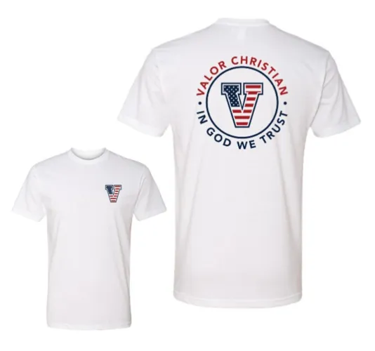 Patriotic Premium Tee - USA red, white, blue