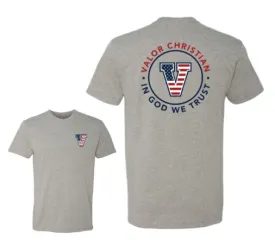 Patriotic Premium Tee - USA red, white, blue