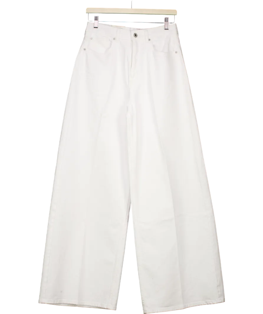 Pepe Jeans White High-rise Wide Fit Jeans - Jaimy L32 W28