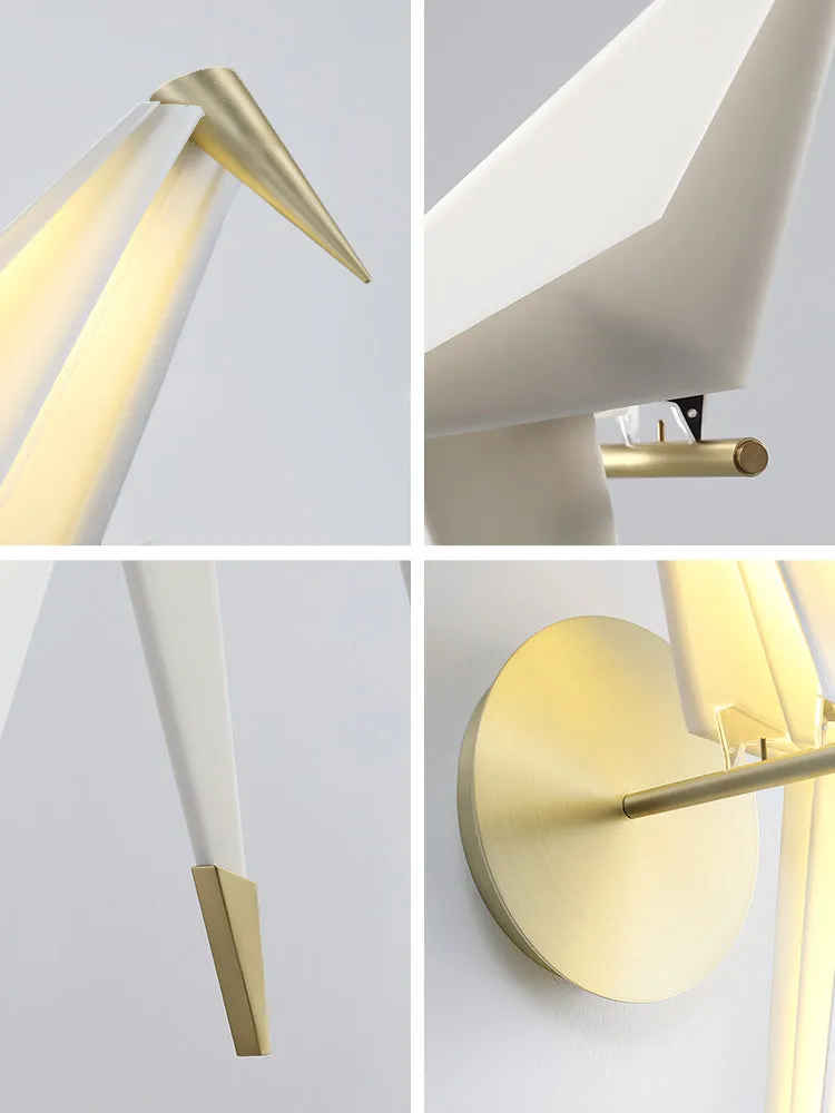Polly Origami Bird Wall Sconce