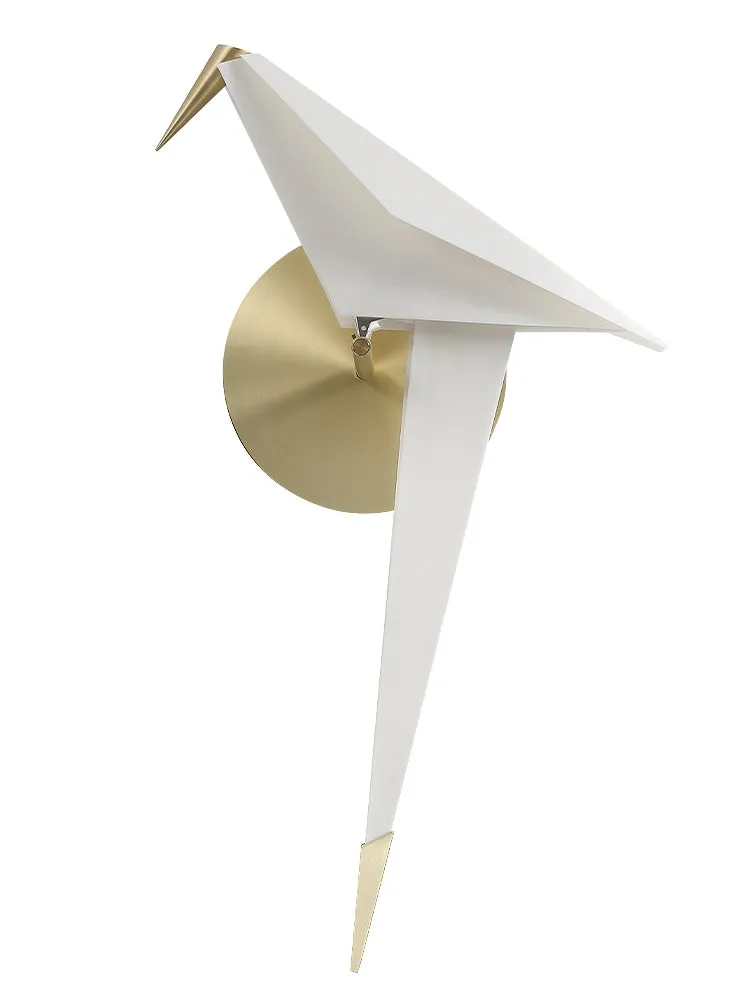 Polly Origami Bird Wall Sconce