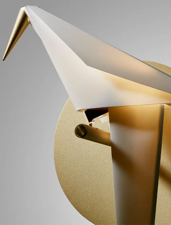 Polly Origami Bird Wall Sconce