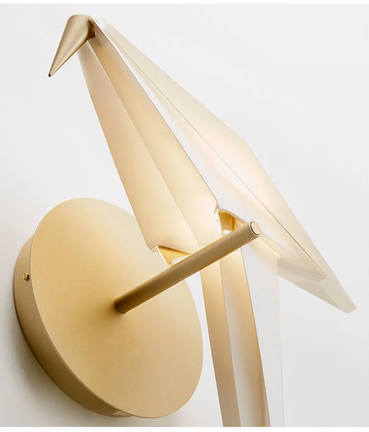 Polly Origami Bird Wall Sconce