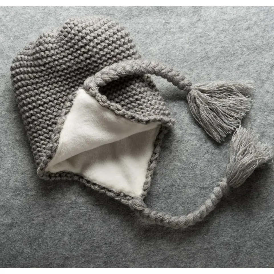 Pompom Hat with Lining