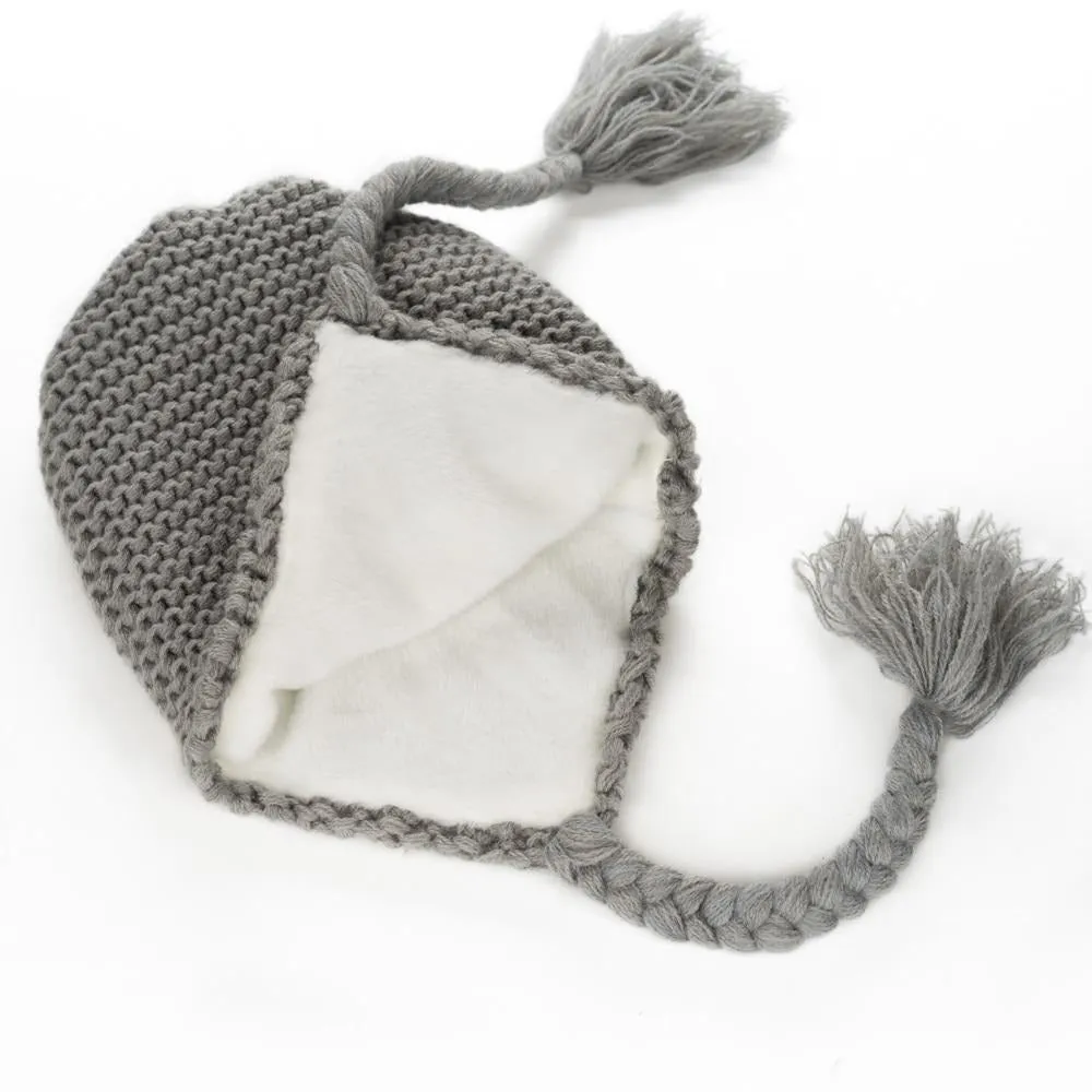 Pompom Hat with Lining