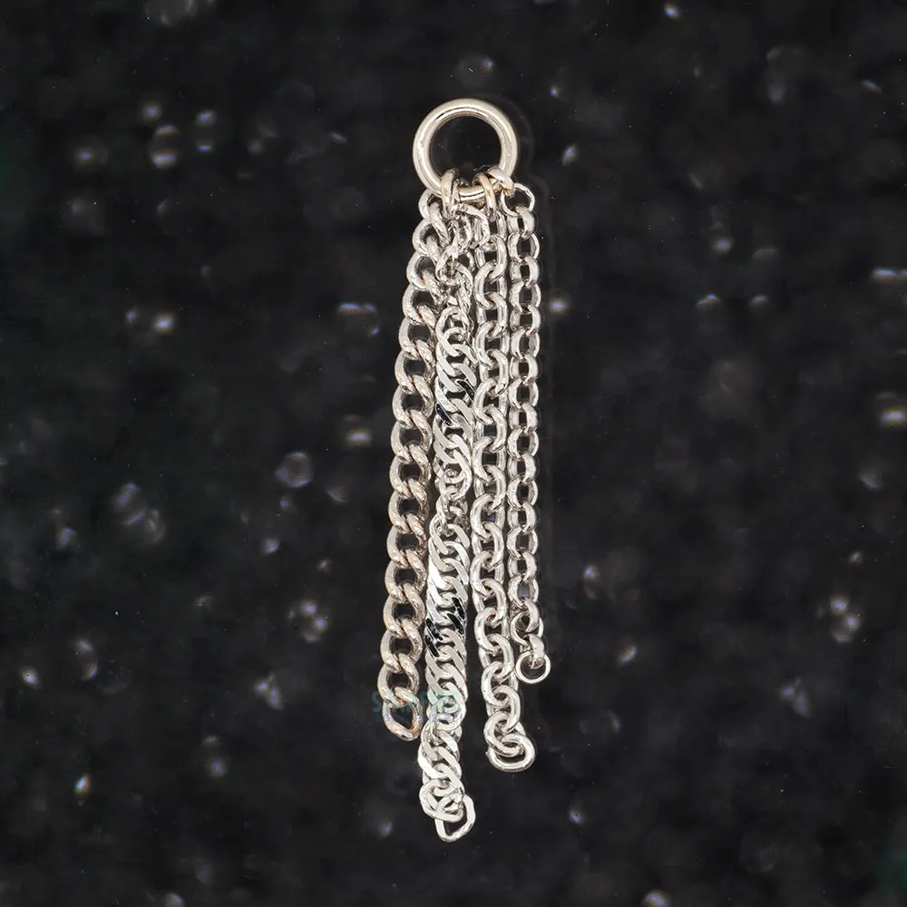 "Bit O Texture" Chain Charm in Gold