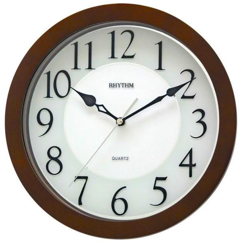 Rhythm Wooden Wall Clock CMG928NR06