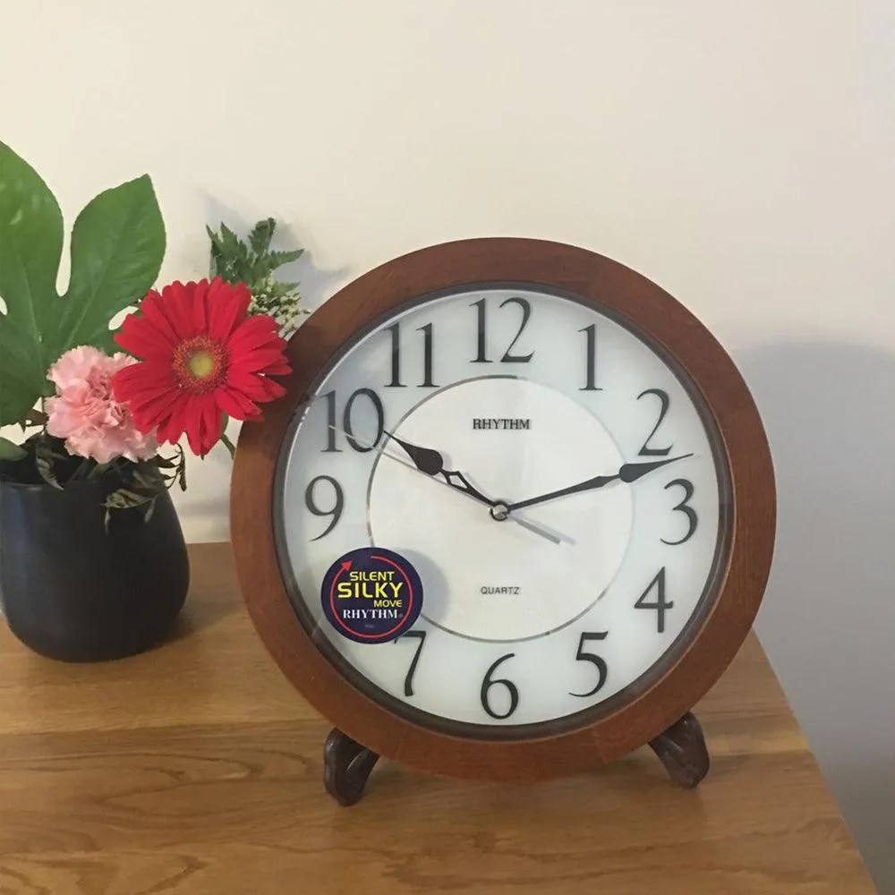 Rhythm Wooden Wall Clock CMG928NR06