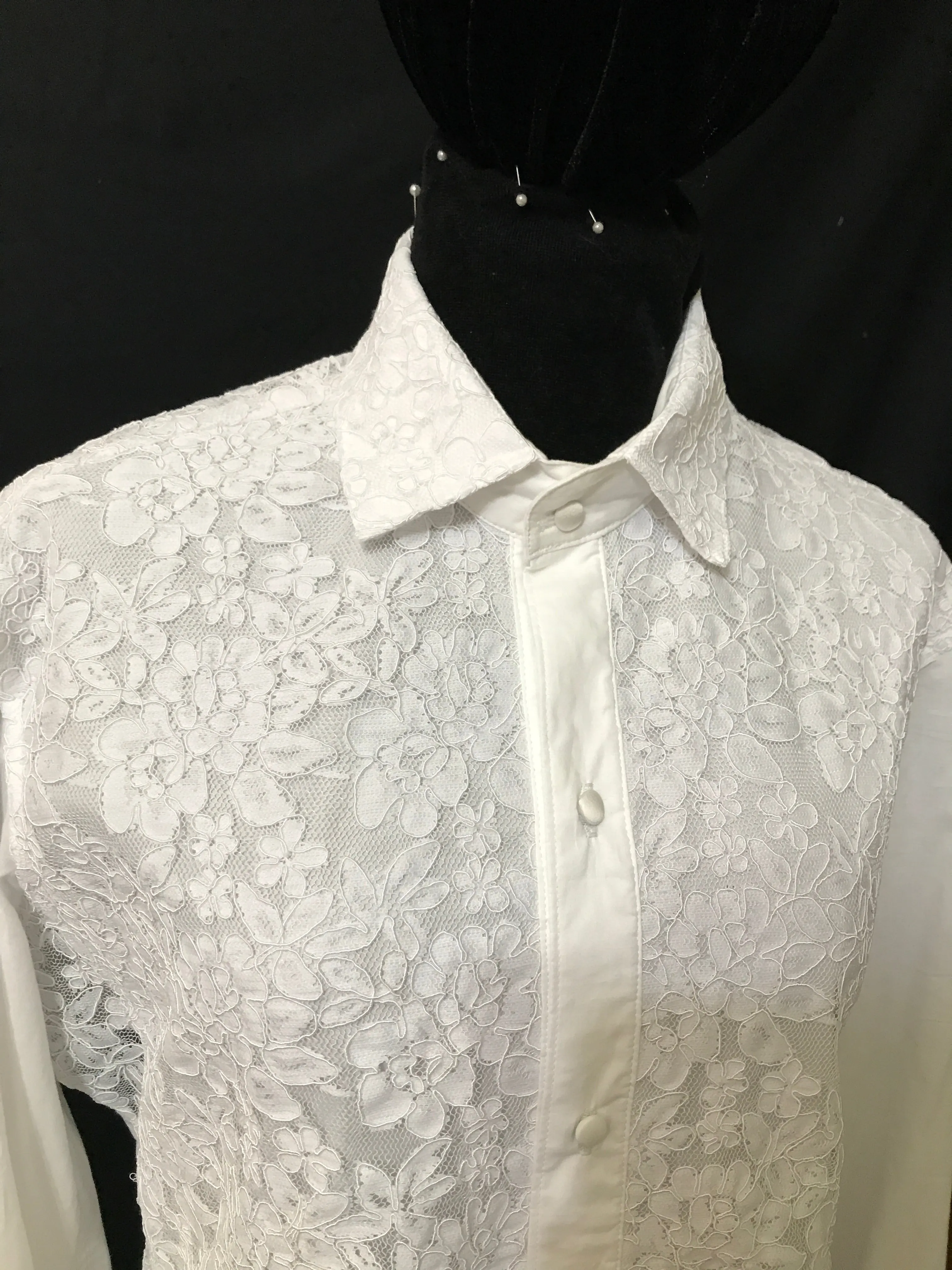 Shirt 1107: Oliver Gregory "Bridal Shirt" size M