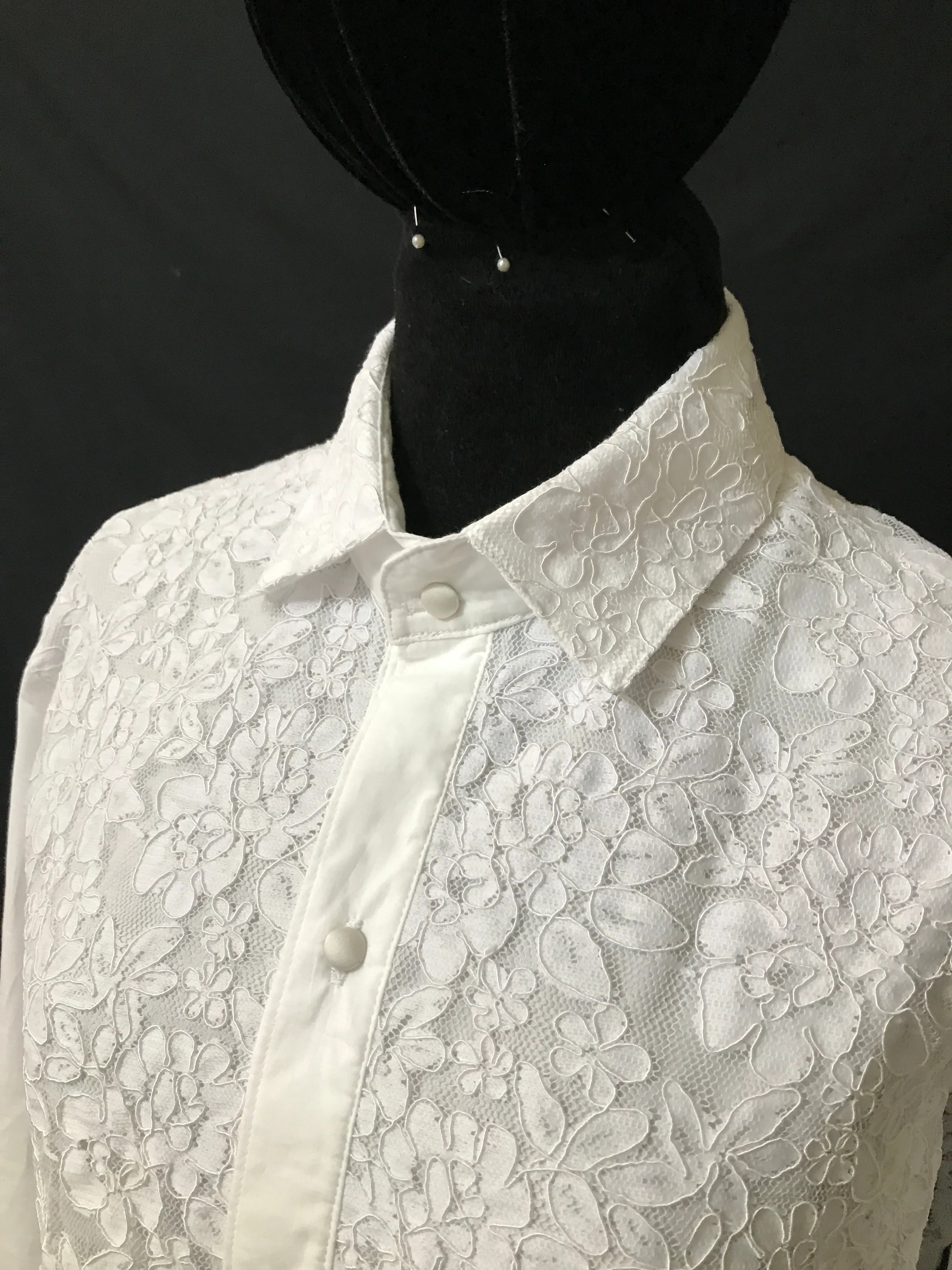 Shirt 1107: Oliver Gregory "Bridal Shirt" size M