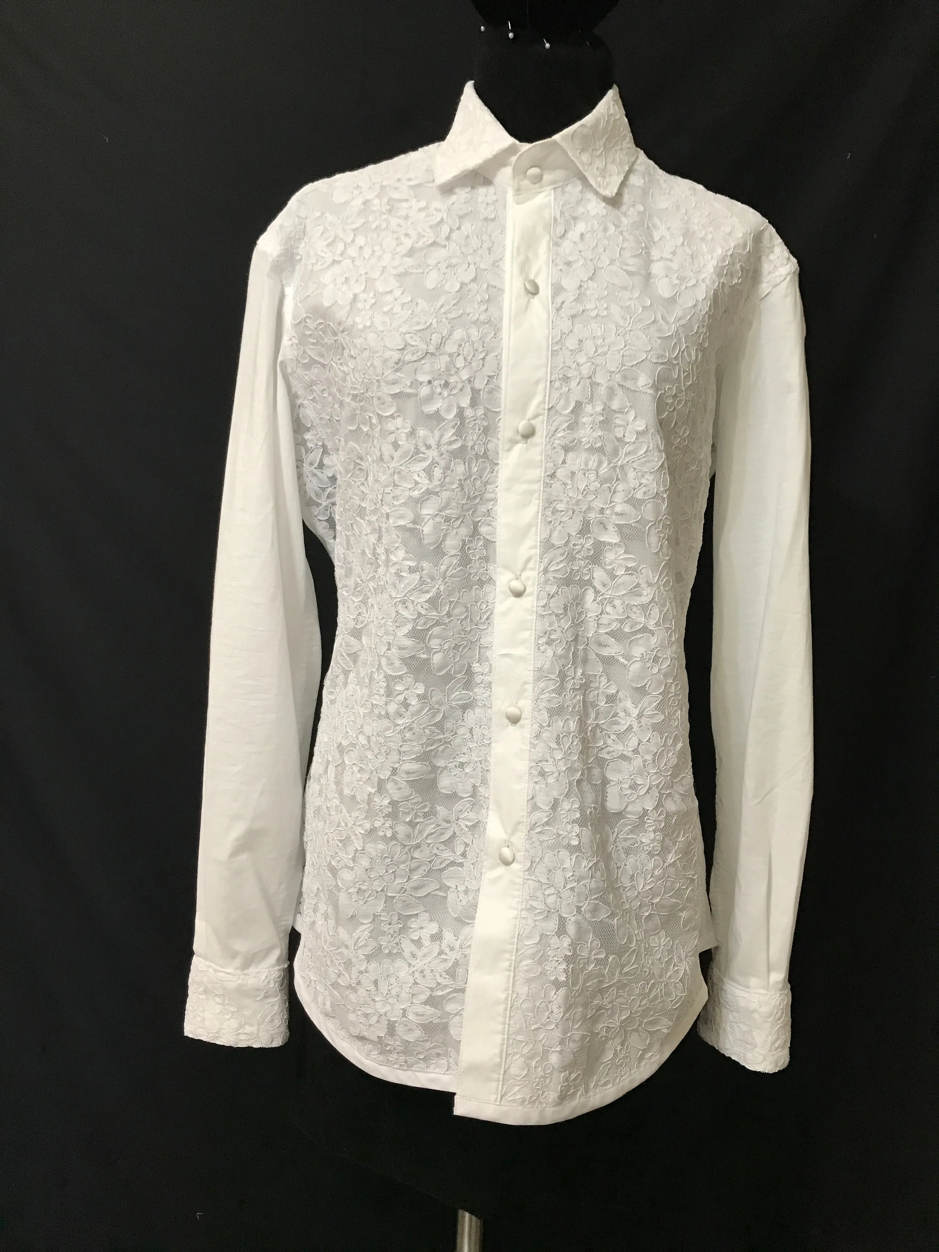 Shirt 1107: Oliver Gregory "Bridal Shirt" size M
