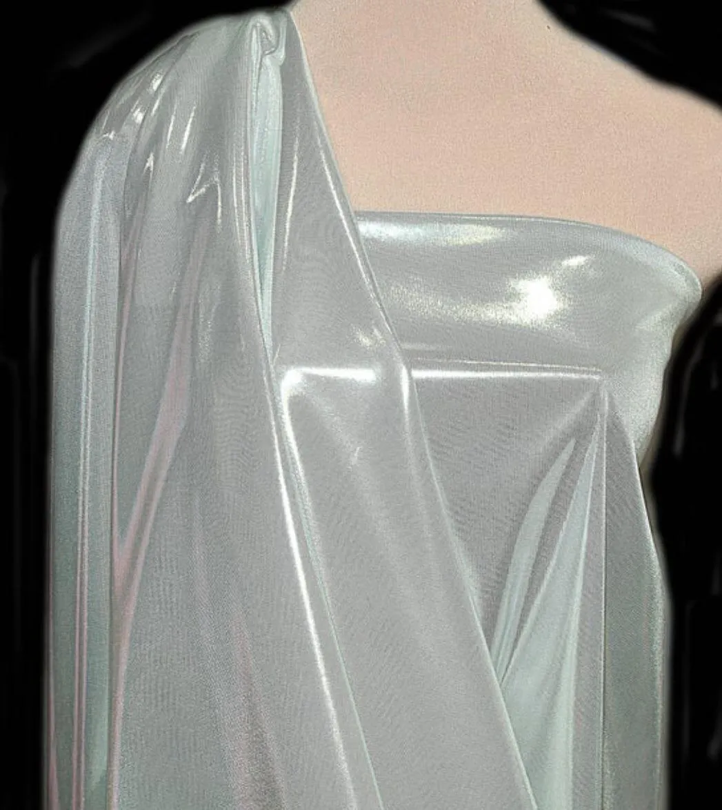 Soft Liquid Lame Stretch Fabric | 40" Cuttable | Costume, Clothing, Crafts, Decor, Scarfs | Multiple Colors |