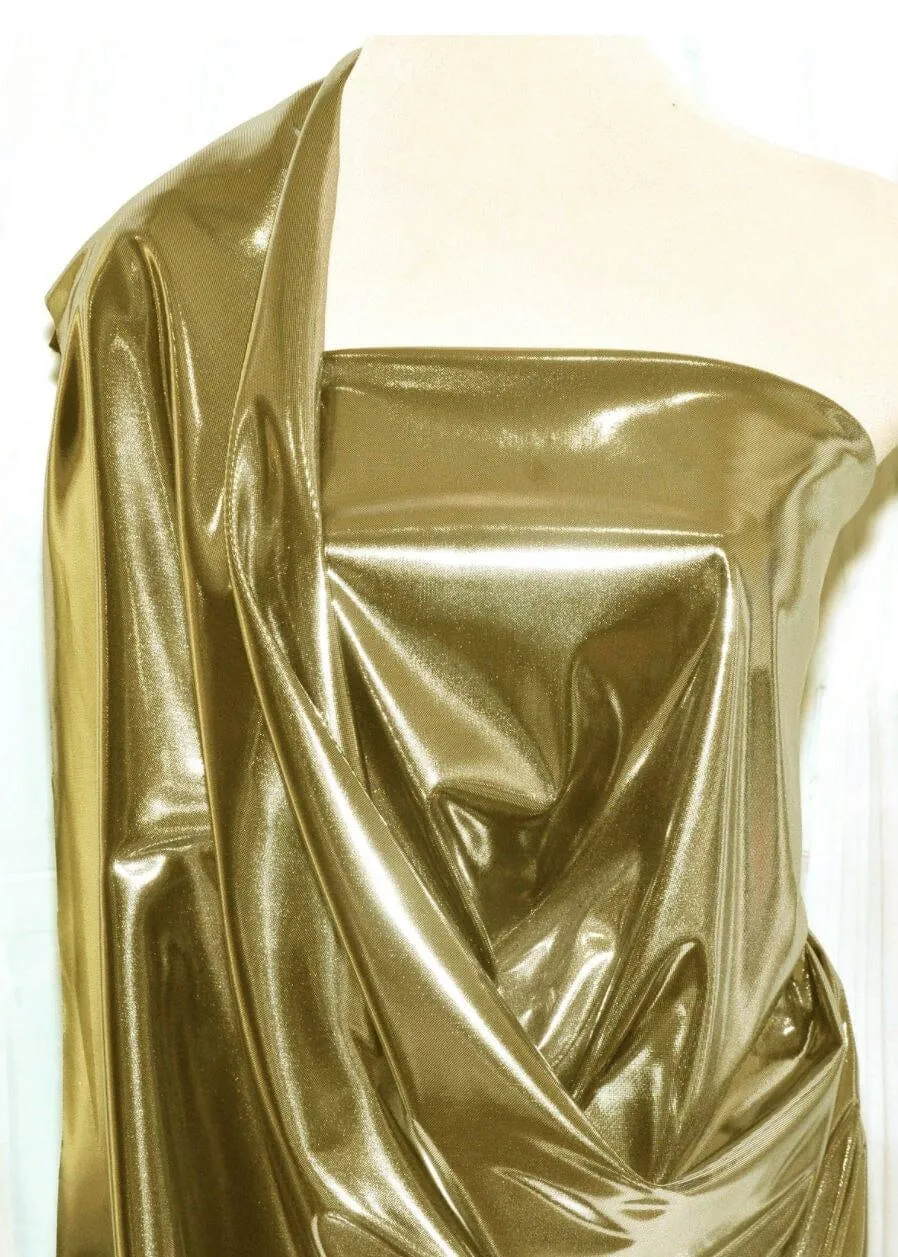 Soft Liquid Lame Stretch Fabric | 40" Cuttable | Costume, Clothing, Crafts, Decor, Scarfs | Multiple Colors |