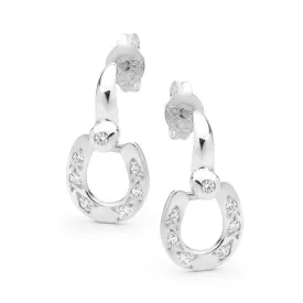 Sterling Silver Classic Horseshoe Earrings