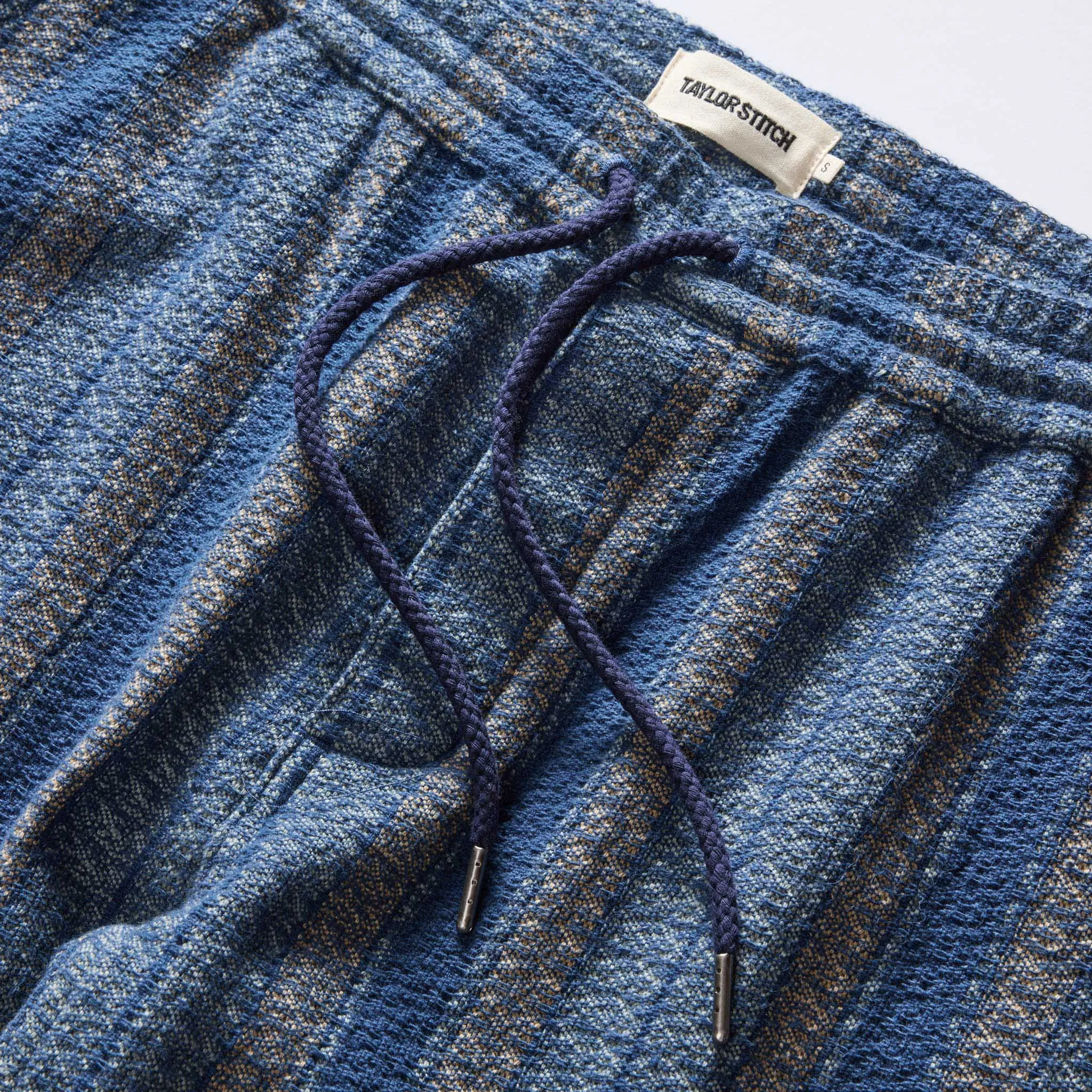 The Apres Pant in Marine Stripe