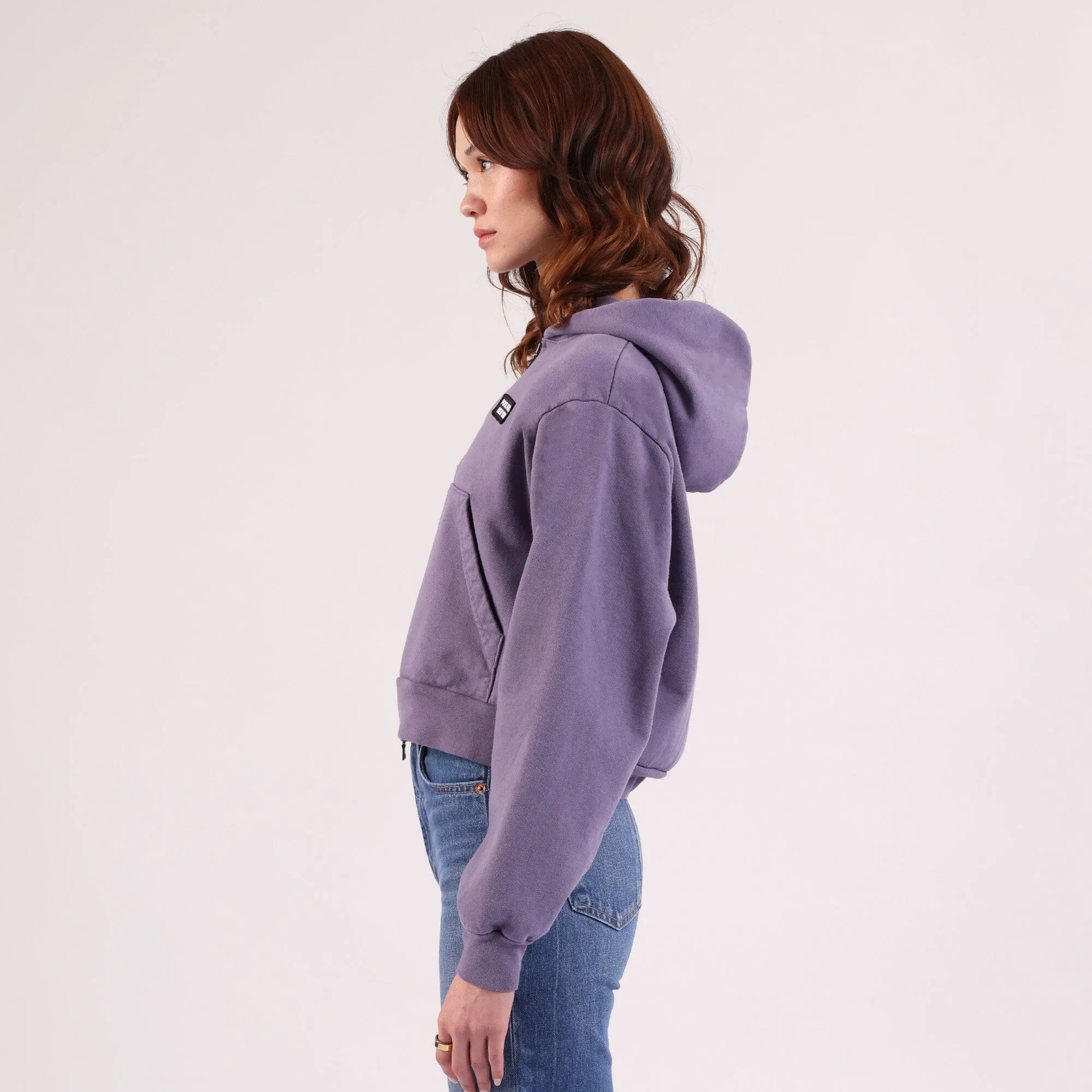 The Bleecker Crop Double Zip