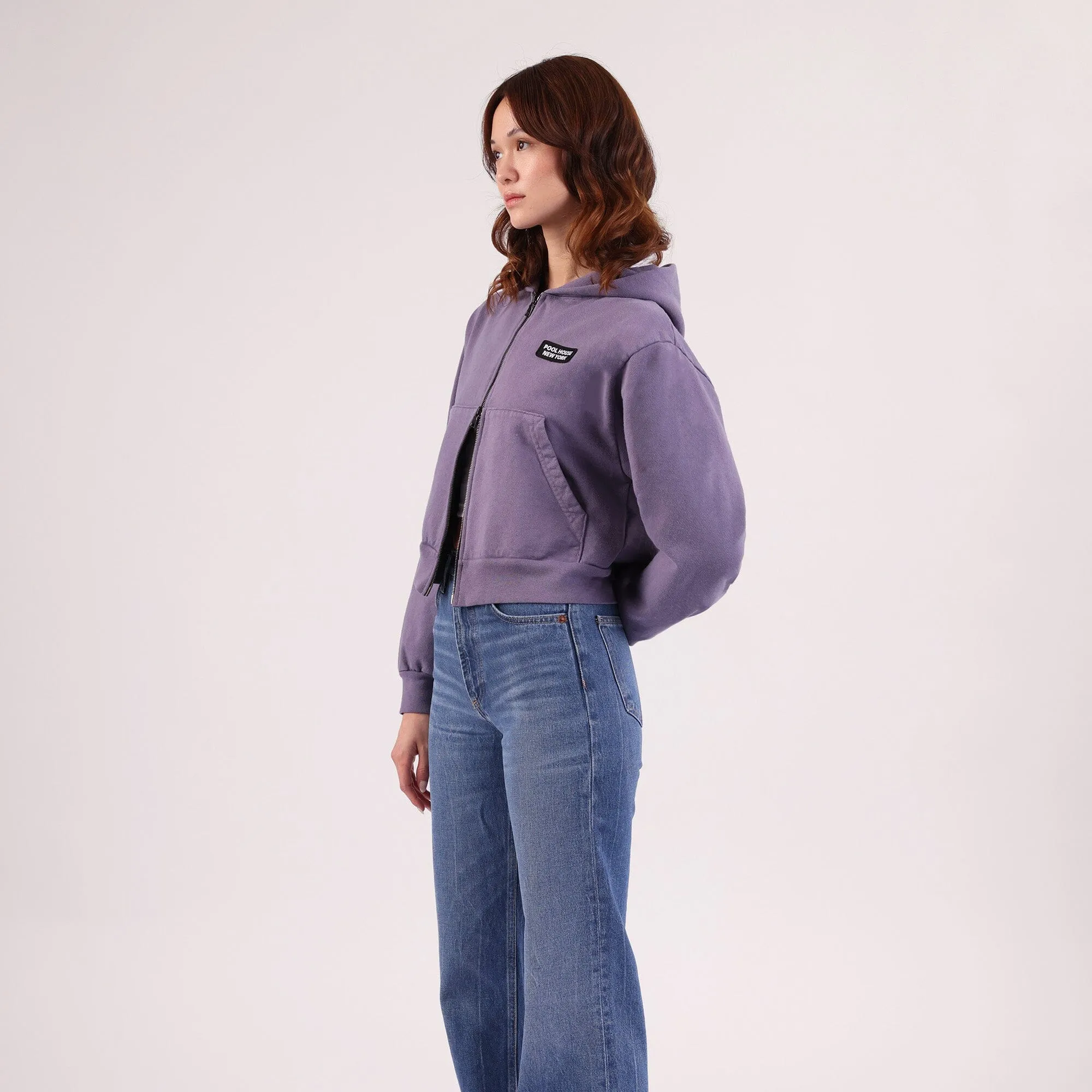 The Bleecker Crop Double Zip