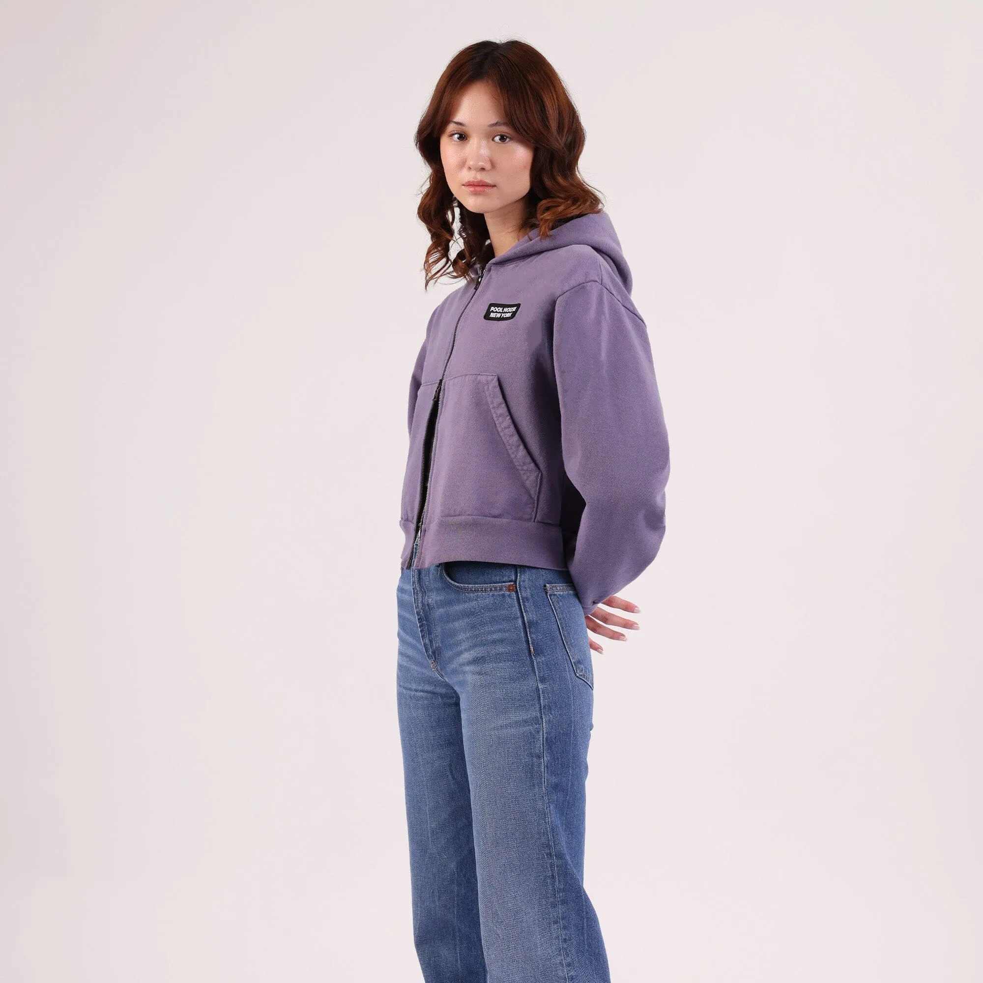 The Bleecker Crop Double Zip