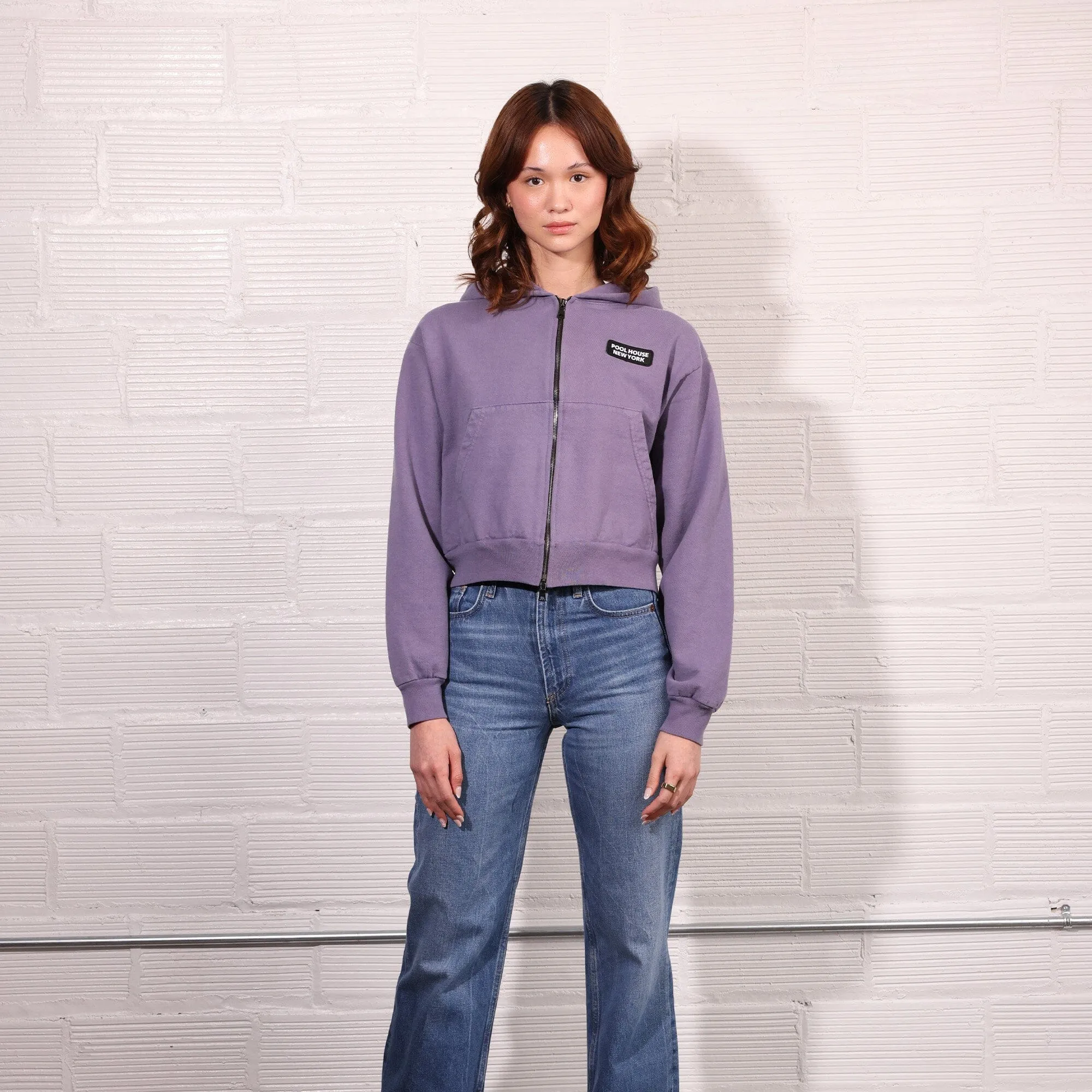 The Bleecker Crop Double Zip