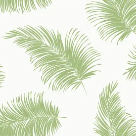 Tossed Palm Peel-and-Stick Luxe Haven Wallpaper