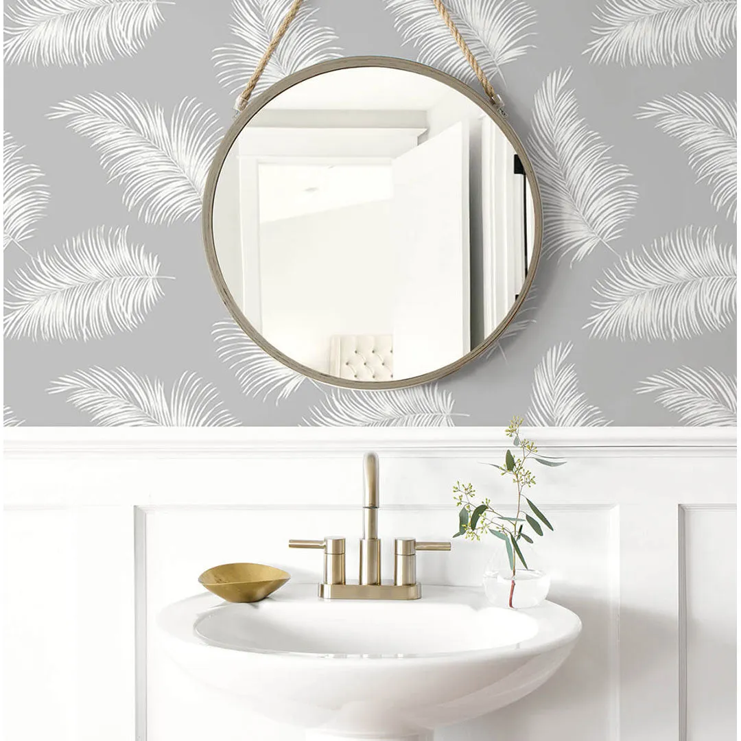 Tossed Palm Peel-and-Stick Luxe Haven Wallpaper