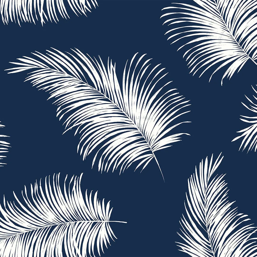 Tossed Palm Peel-and-Stick Luxe Haven Wallpaper