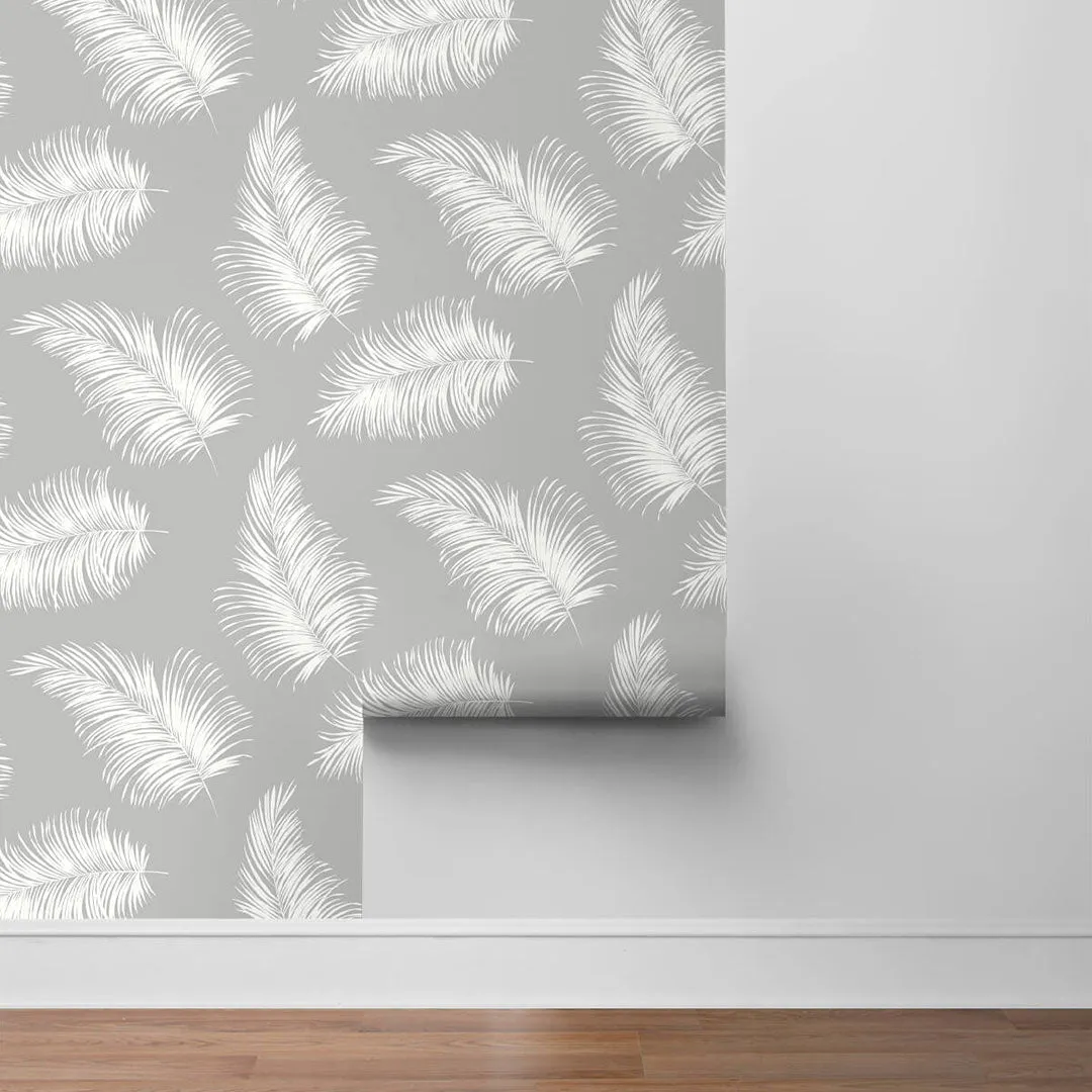 Tossed Palm Peel-and-Stick Luxe Haven Wallpaper