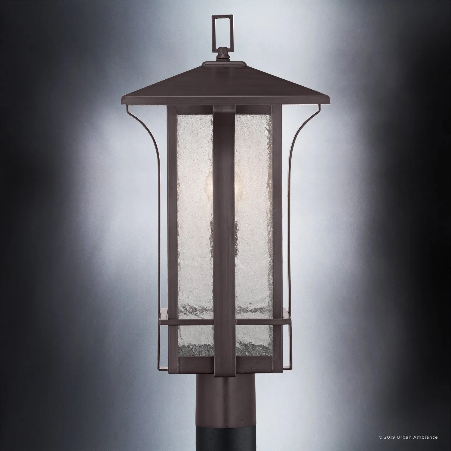 UHP1150 Craftsman Outdoor Post / Pier Light, 22-3/4" x 11", Olde Bronze Finish, Essen Collection