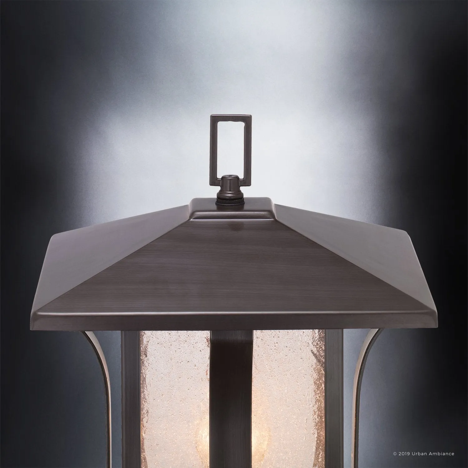 UHP1150 Craftsman Outdoor Post / Pier Light, 22-3/4" x 11", Olde Bronze Finish, Essen Collection