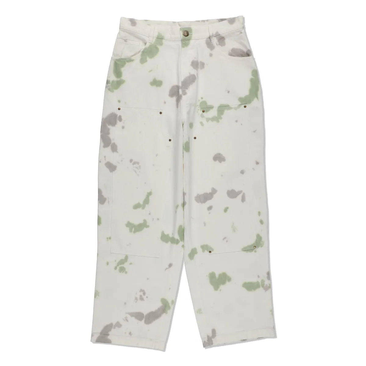 Uneven Dye Painter Pant / CELADON