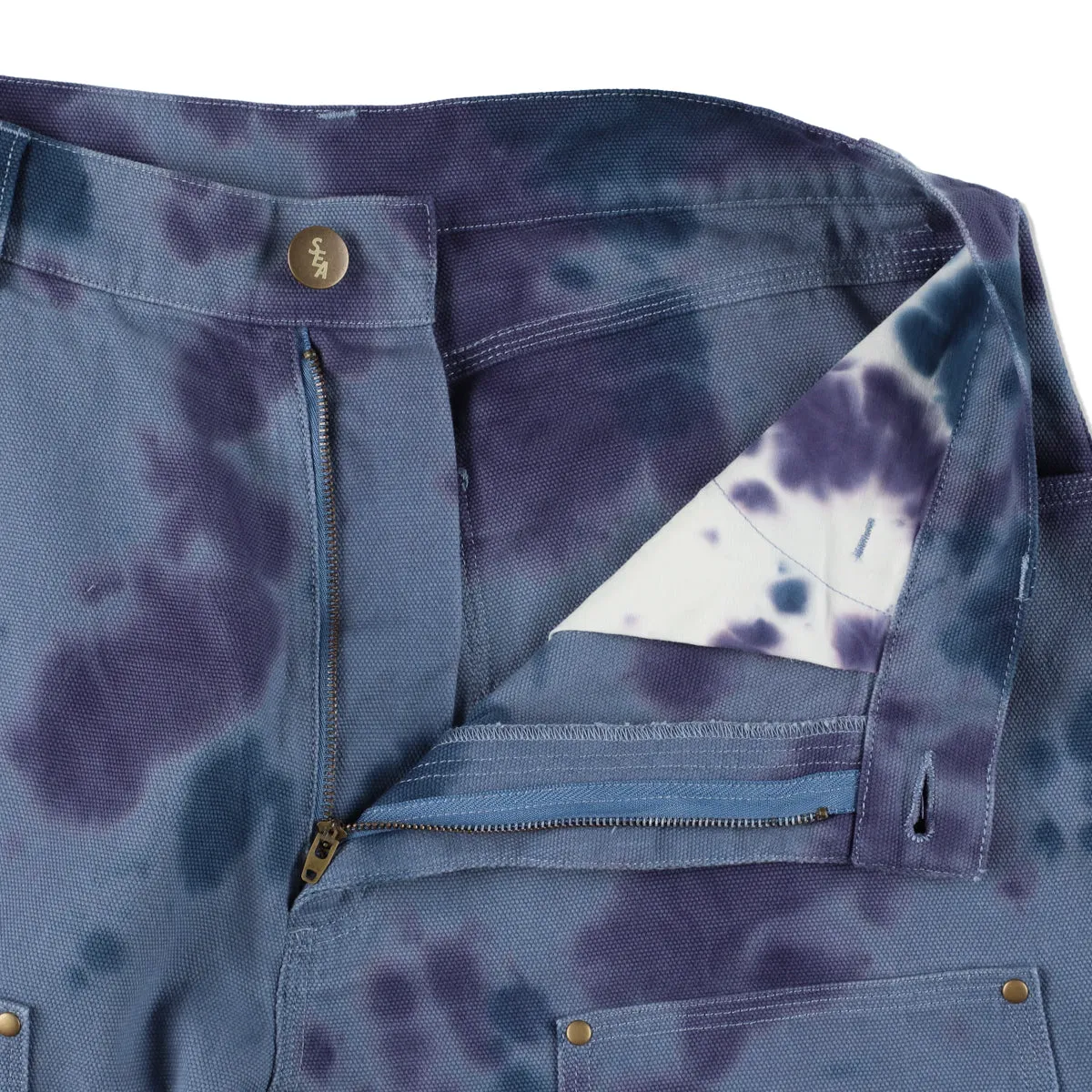 Uneven Dye Painter Pant / SMALT