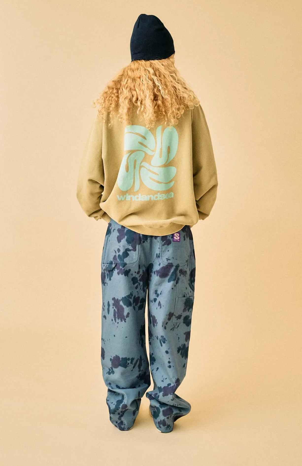 Uneven Dye Painter Pant / SMALT