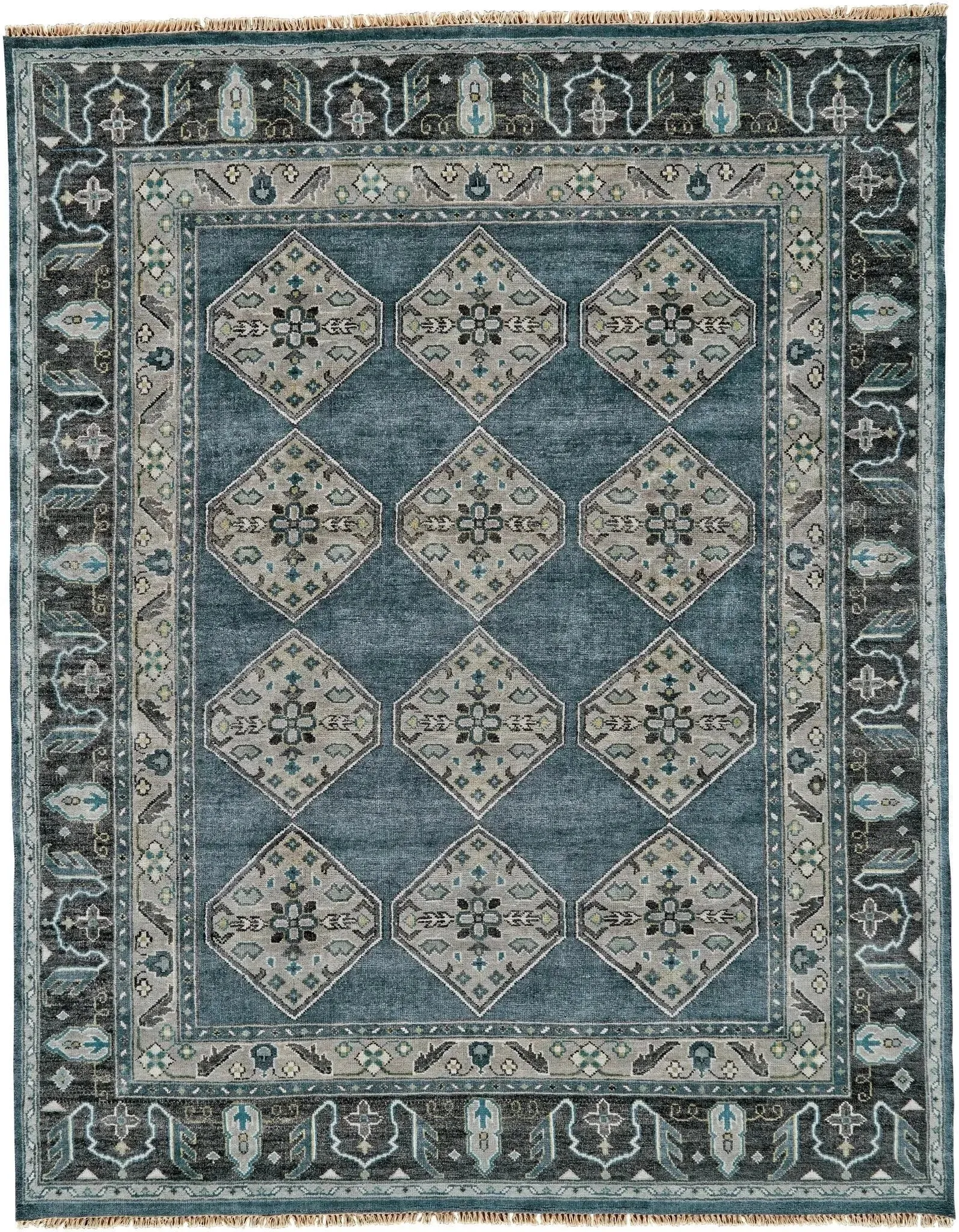 Ustad 5226111F Blue/Gray Rug