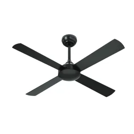 Vevare 52'' Ceiling Fan AC Motor with Remote Control Timer 4 Blades Fans Black