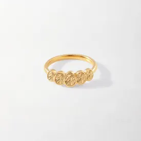 Victoria Multi Coin Ring - Gold