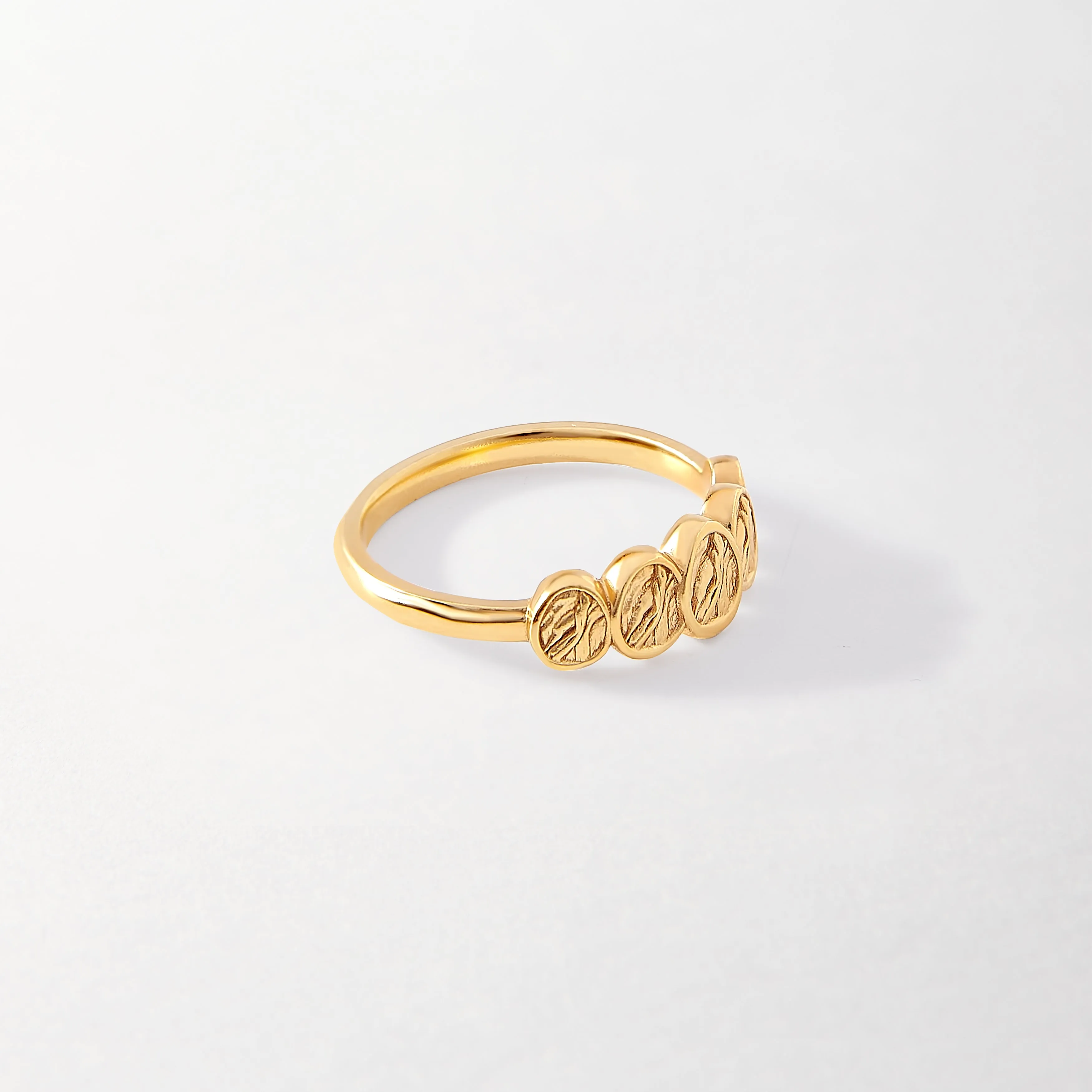 Victoria Multi Coin Ring - Gold