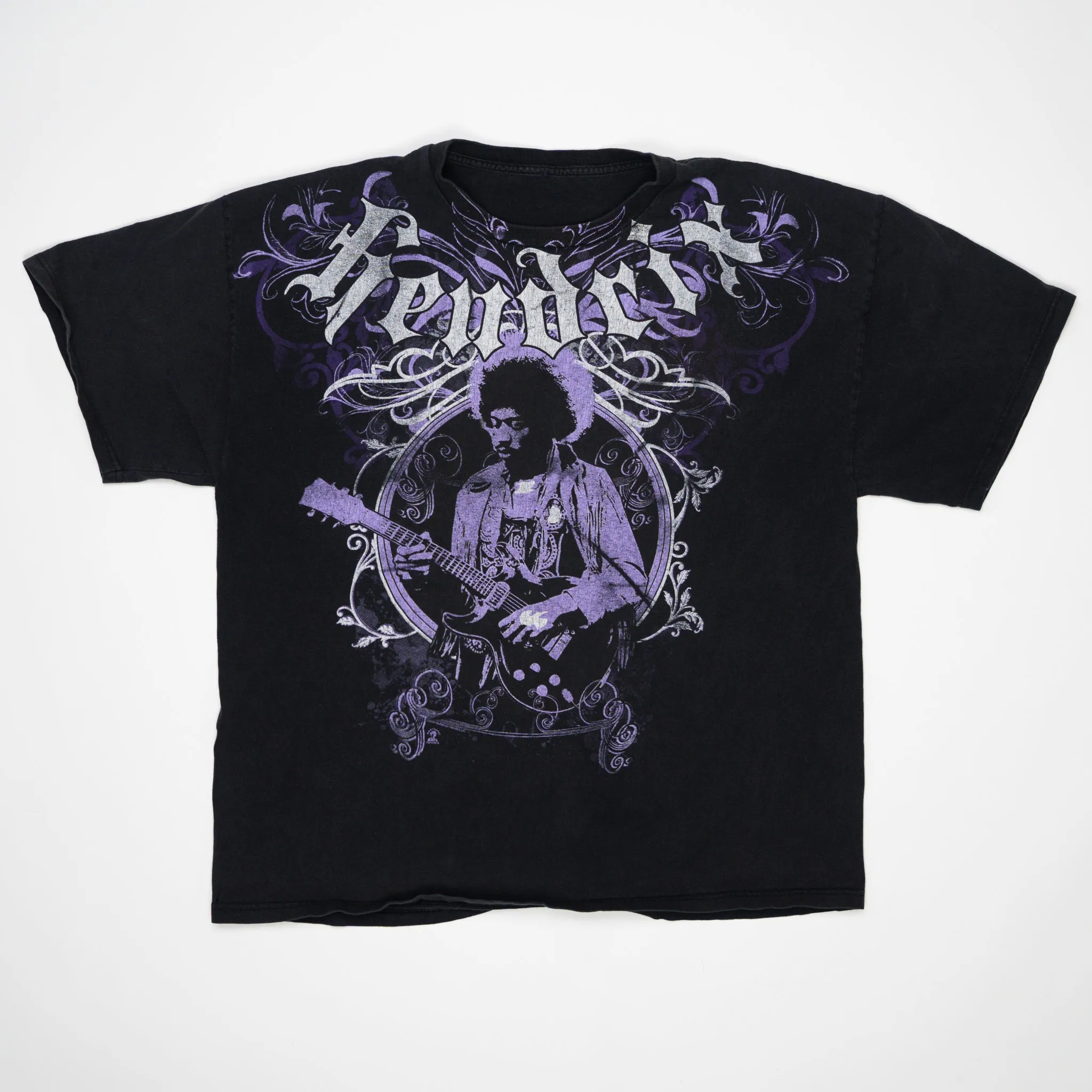 Vintage '08 Purple Jimi Hendrix Guitar Tee (M/L)