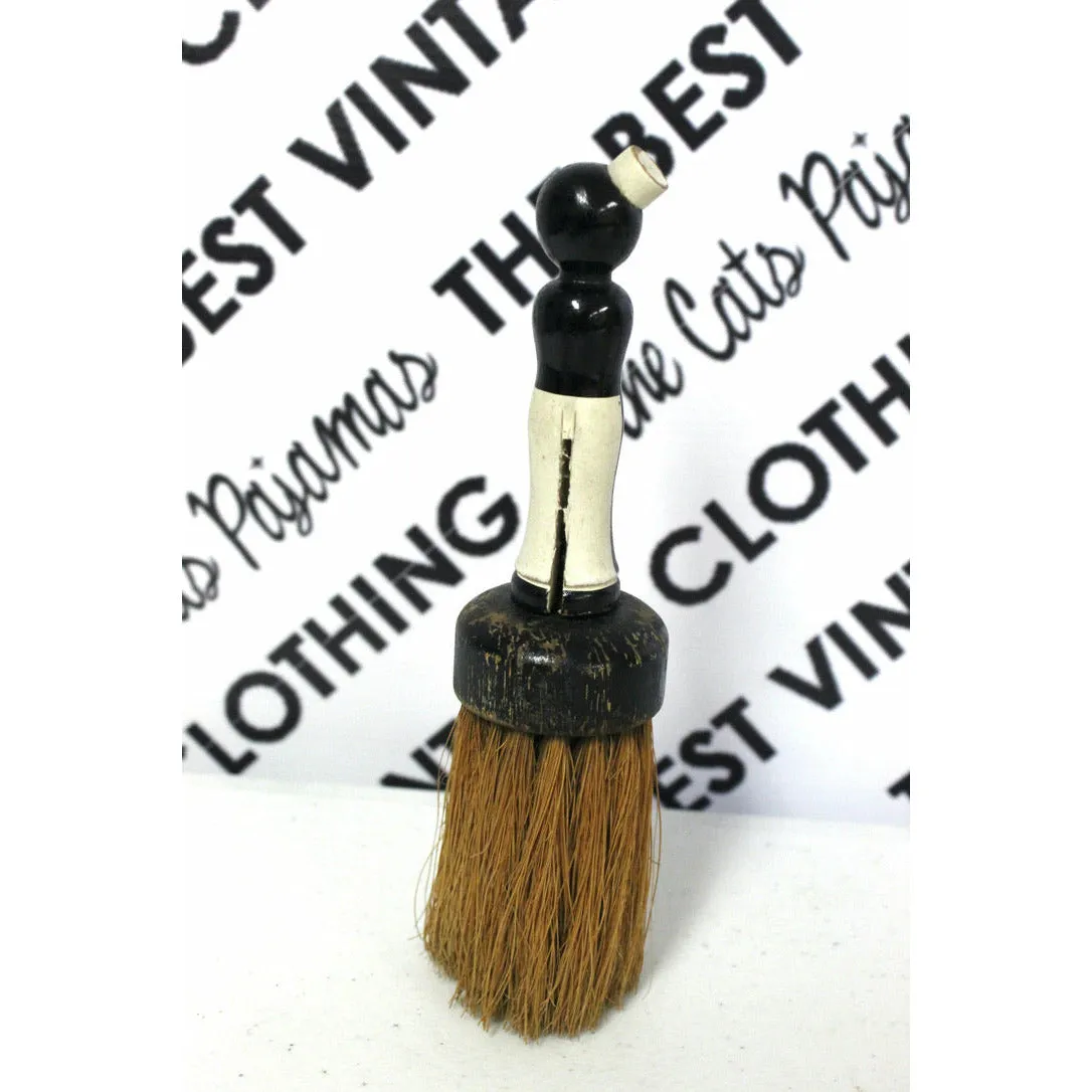 Vintage Black Americana Brush Whisk Brush Bellhop Nice  8" Bellhop
