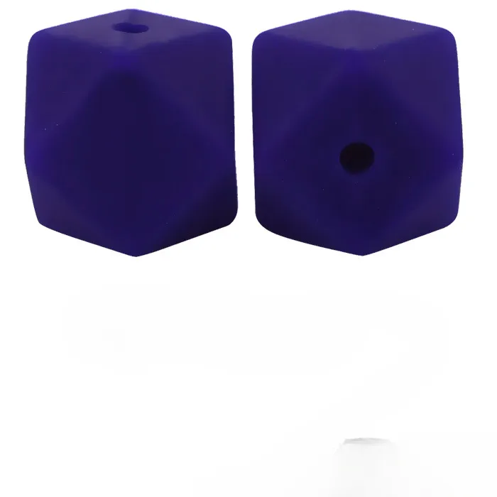Wholesale 100PCS 17MM Silicone Hexagon Baby Teether Beads