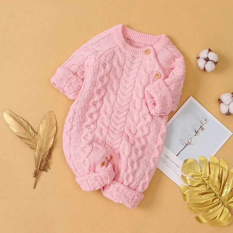 Winter Handmade Knit Jumpsuit