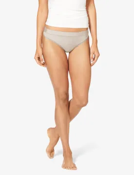 Women's Second Skin Luxe Rib Thong