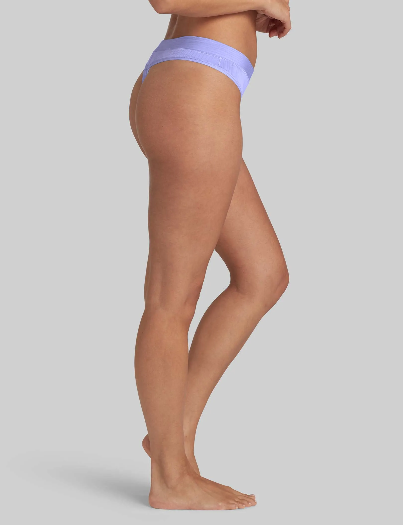 Women's Second Skin Luxe Rib Thong