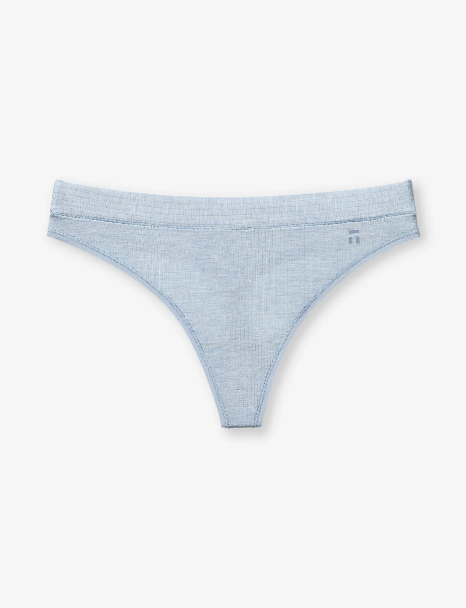 Women's Second Skin Luxe Rib Thong