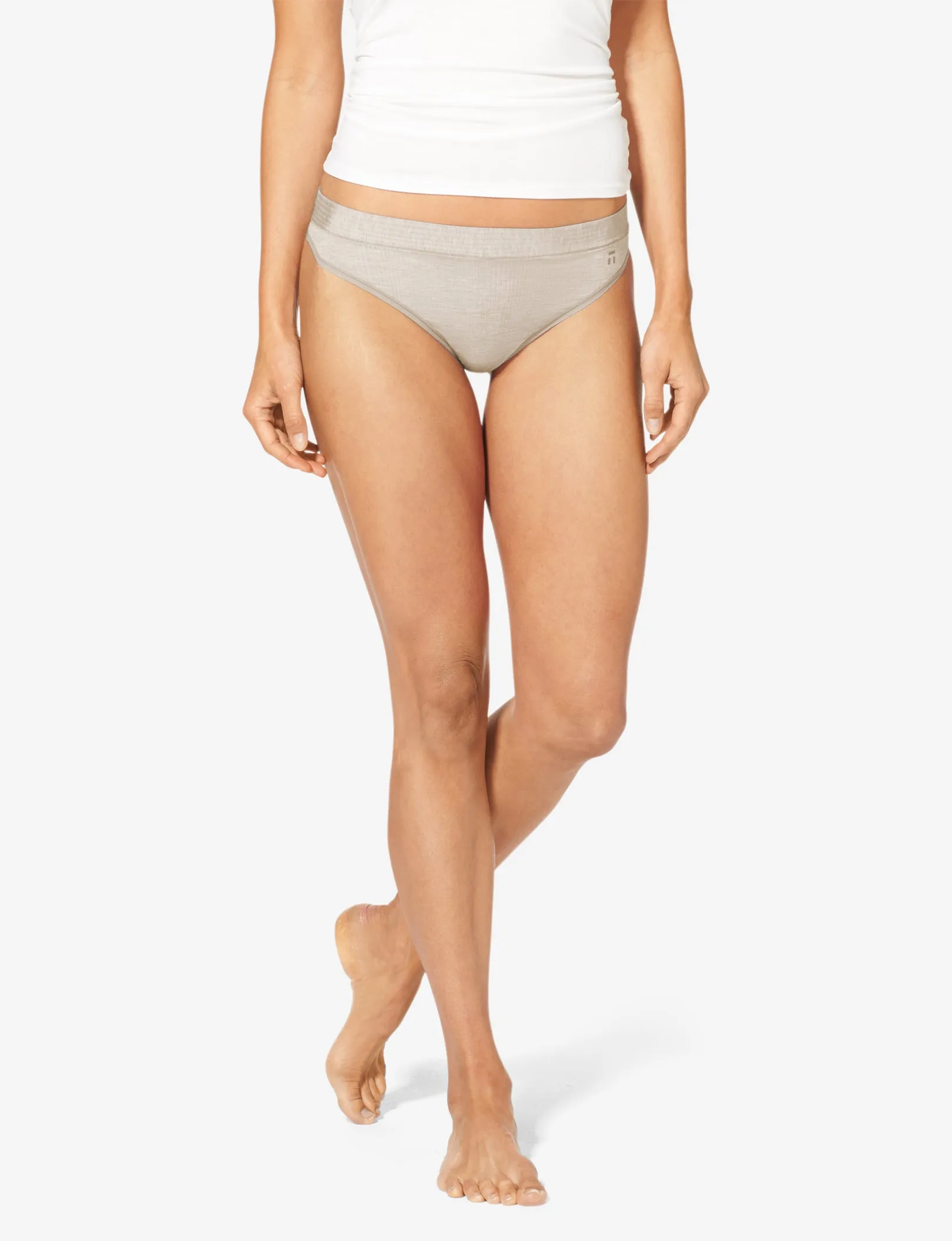 Women's Second Skin Luxe Rib Thong
