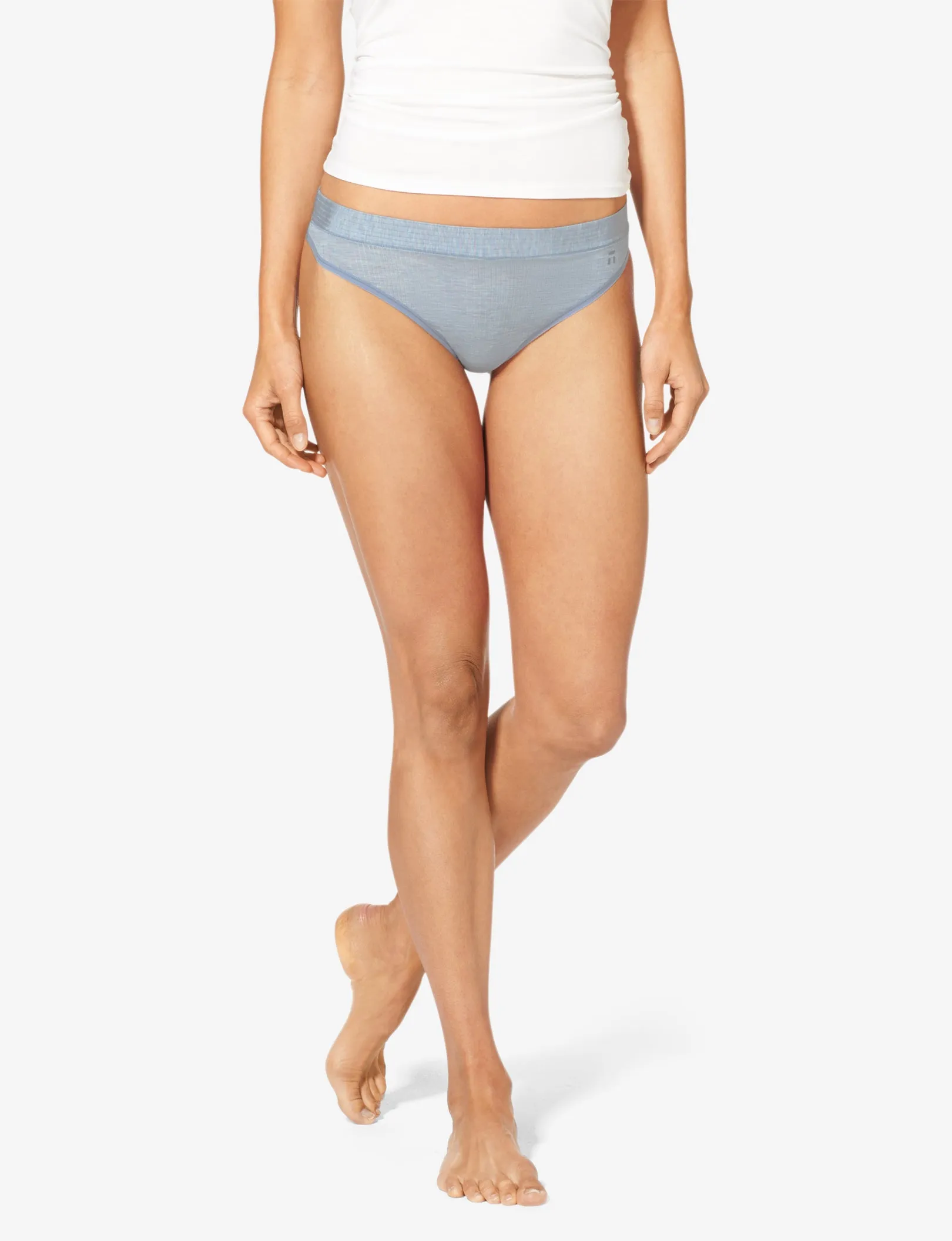 Women's Second Skin Luxe Rib Thong