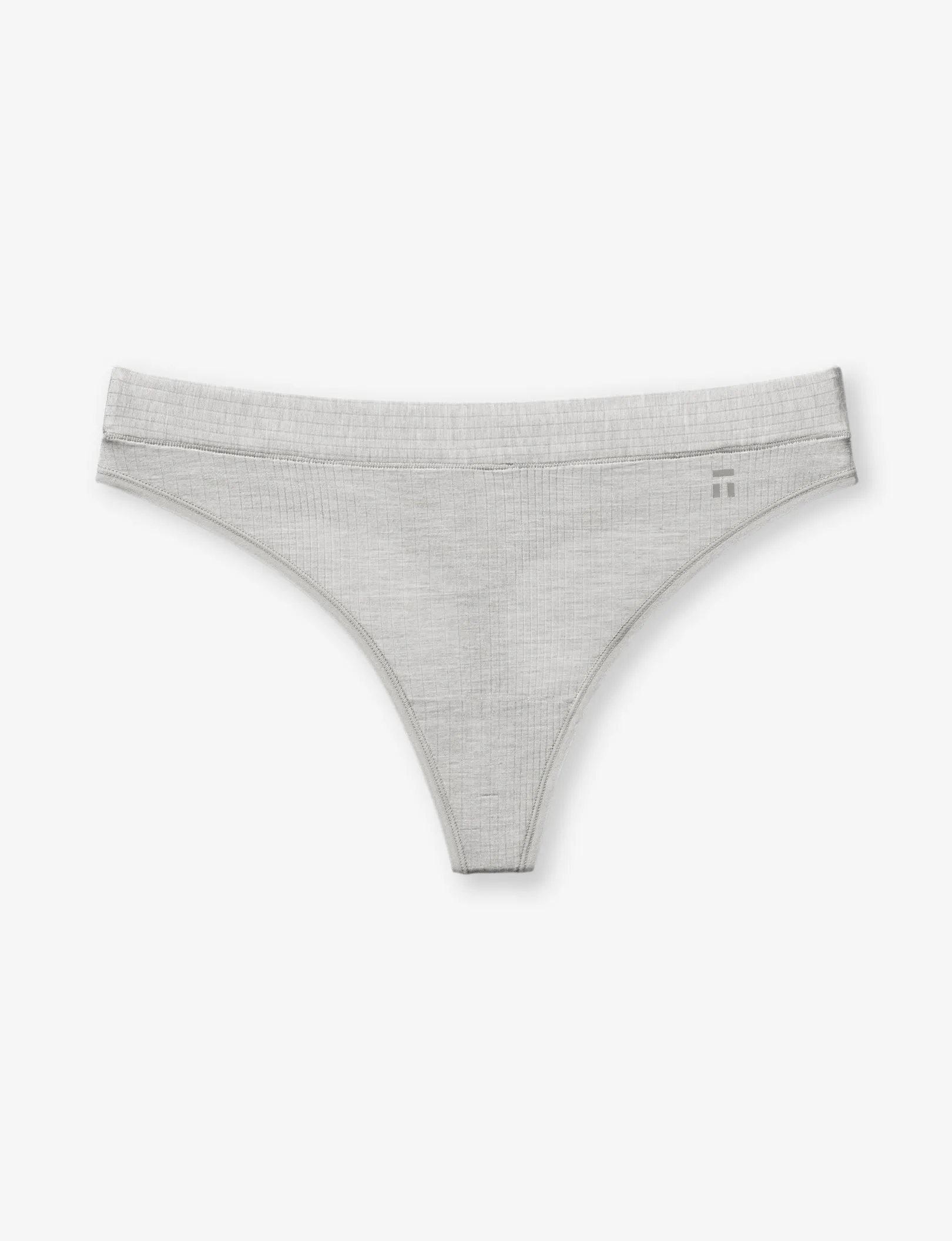 Women's Second Skin Luxe Rib Thong