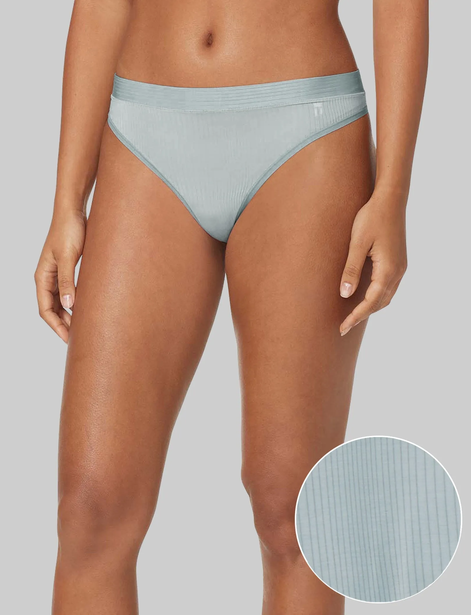 Women's Second Skin Luxe Rib Thong