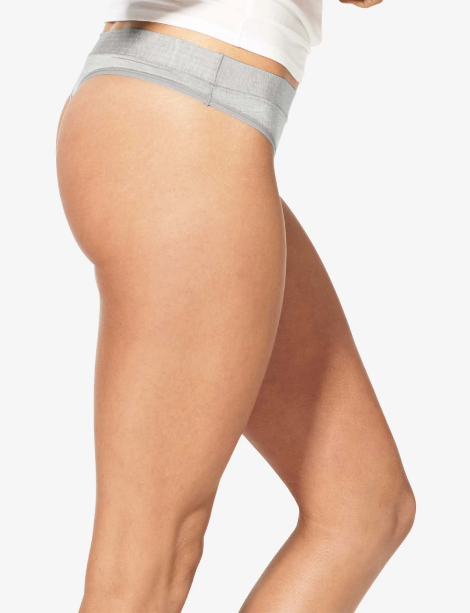 Women's Second Skin Luxe Rib Thong